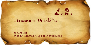 Lindwurm Uriás névjegykártya